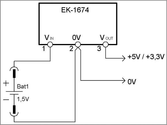 Схема включения EK-1674