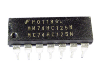 MM74HC125N, DIP-14, Микросхема