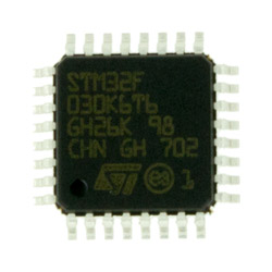 STM32F030K6T6, LQFP-32, ARM 32-bit Cortex-M0 48MHz, Flash 32K, 4K SRAM