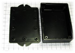 BOX-KA11 - Корпус пластиковый 90x65x30, черный