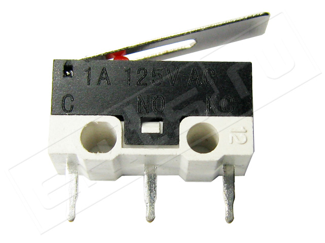 3-Pin Mini Micro Switch w/ Push Button