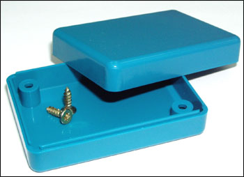 BOX-KA08 - Корпус пластиковый 65x45x22, бирюзовый