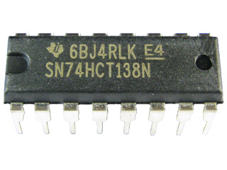 SN74HCT138N, DIP-16, Микросхема