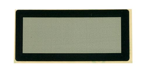 Лицевая панель пленочная черная FFS57x26B-49x18M - 57х26 мм, тонированное окно 49х18 мм