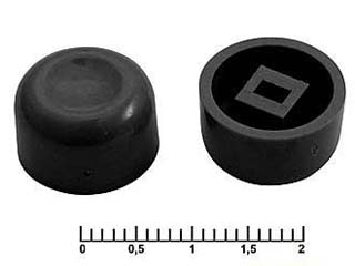 A01 черный колпачок для кнопки