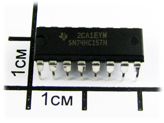 SN74HC157N, DIP-16, Микросхема