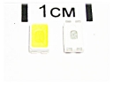 5630, светодиод белый, 0.5W, 150mA, 120гр, 3200..3700K, 50..55lm