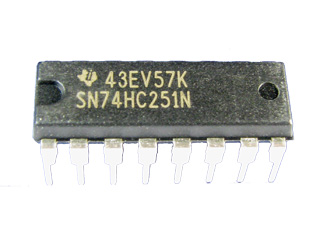 SN74HC251N, DIP-16, Микросхема
