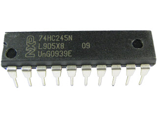 74HC245N, DIP-20, Микросхема