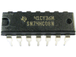 SN74HC08N, DIP-14, Микросхема