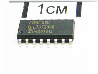 74HC138D, SO-8, 3-to-8 line decoder/demultiplexer