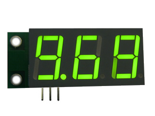 SVH0001G-10, вольтметр 0..9,99В, зеленый индикатор