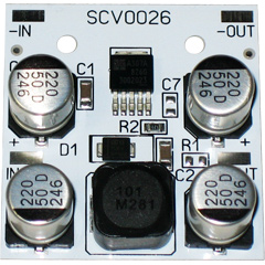 SCV0026-ADJ-2A - Регулируемый импульсный стабилизатор напряжения 1.2-37  V, 2 А