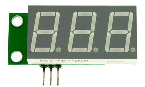 SVH0043UG-100, вольтметр 0..99,9 В, ультра яркий зелёный индикатор