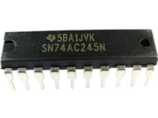 SN74AC245N, DIP-20, Микросхема