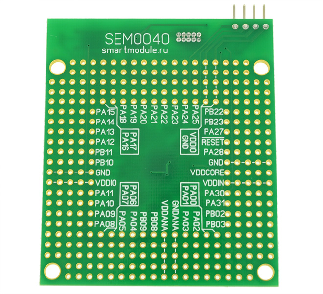 SEM0040-SAMD20G15 - отладочная плата Evolution light SAM с контроллером Atmel SAMD20G15