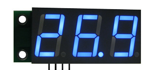SAH0012UB-50 - Миниатюрный цифровой встраиваемый амперметр (до 50А) постоянного тока