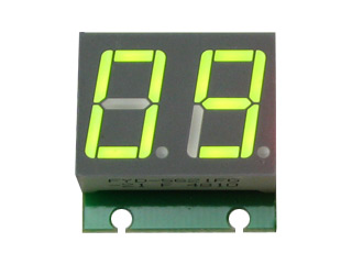 SHD0028G - Двухразрядный светодиодный семисегментный дисплей со сдвиговым регистром, зеленый
