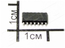 ATtiny24A-SSU, SOIC-14, RISC 20MHz, Flash 2K, 128b EEPROM, 128b SRAM.