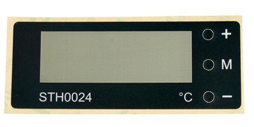 Лицевая панель плёночная для STH0024, чёрная