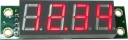 SHD0032R - Четырехразрядный светодиодный семисегментный дисплей со сдвиговым регистром, красный