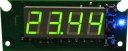 STH0024UG-v3 - цифровой встраиваемый термостат с выносным датчиком, зеленый. Версия 3.0