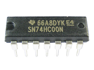 SN74HC00N, DIP-14, Микросхема
