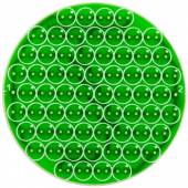 Плата для светодиодной матрицы (5 мм светодиоды) 64 шт, зелёная