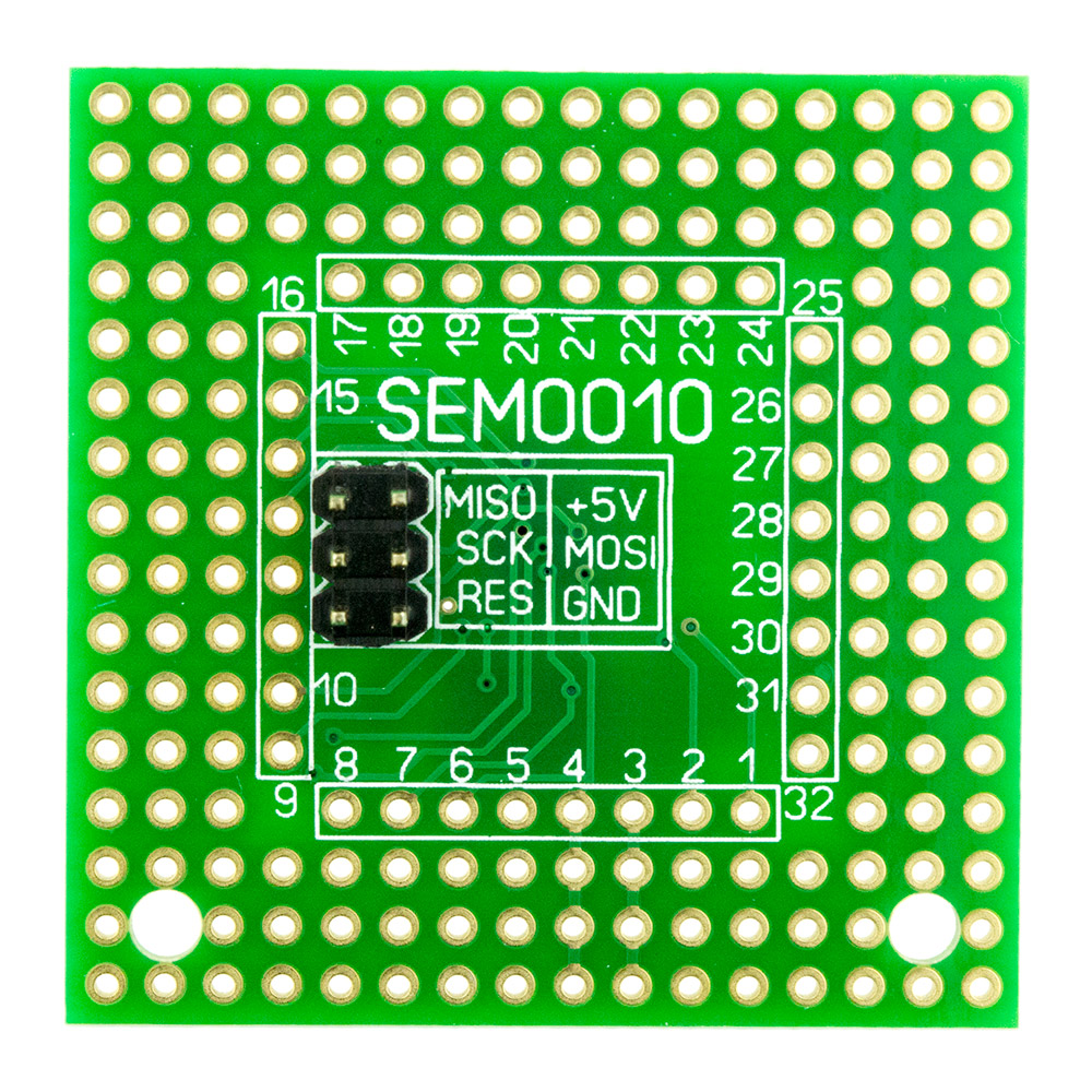 SEM0010M-48A - отладочная плата Evolution light на ATmega48A-AU