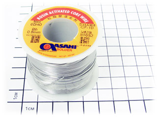 Припой Asahi 1.0мм,(RA флюс CF-10) ПОС60, 250г.