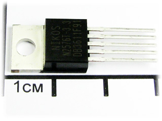 LM2576T-3.3, TO-220, 52 kHz, 3A, 3,3V