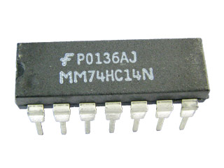 MM74HC14N, DIP-14, Микросхема