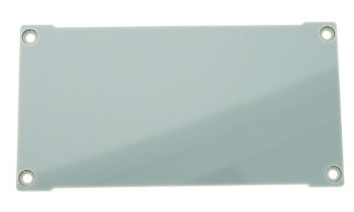 Торцевая панель серая для корпуса PCBBOX-112x59