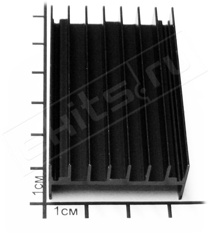 Радиатор 100 кв.см., BLA023-50 (HS 107-50), ДШВ: 50x32x16мм