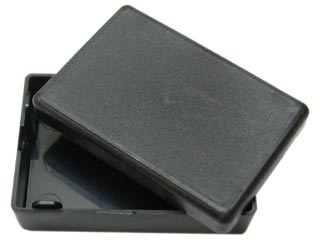 BOX-K-8-17 - Корпус пластиковый 50x35x17, черный