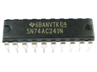 SN74AC241N, DIP-20, Микросхема