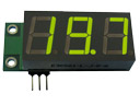 SVH0001G, вольтметр 0..99,9В, зеленый индикатор