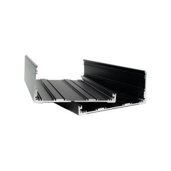 Корпус приборный алюминиевый анодированный черный PCBBOX-112x59x175-BK