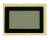 Лицевая панель плёночная чёрная FFS28x19B-21.7x13M - 28х19 мм, тонированное окно 21.7х13 мм