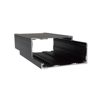 Корпус приборный алюминиевый анодированный черный PCBBOX-112x59x175-BK