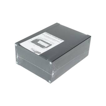 Корпус приборный алюминиевый анодированный черный PCBBOX-112x59x150-BK