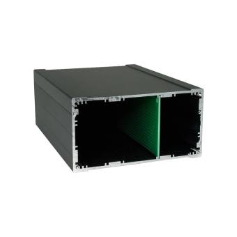 Корпус приборный алюминиевый анодированный черный PCBBOX-112x59x150-BK